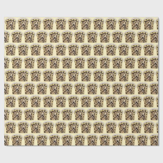 Cinnamon Raisin Brot Loaf Backen Breadmaking Geschenkpapier (Flach)