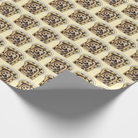 Cinnamon Raisin Brot Loaf Backen Breadmaking Geschenkpapier (Ecke)