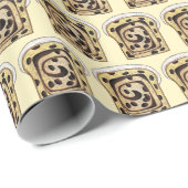 Cinnamon Raisin Brot Loaf Backen Breadmaking Geschenkpapier (Rolleneckpunkt)