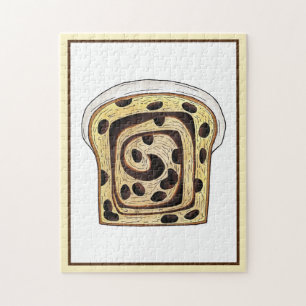 Cinnamon Raisin Brot Loaf Backen Breadmaking Puzzle