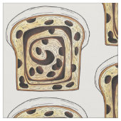 Cinnamon Raisin Brot Loaf Backen Breadmaking Stoff (Nahaufnahme)
