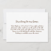 Cinnamon Raisin Brot Loaf Brunch Frühstück Toast Einladung (Rückseite)