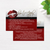 Cinnamon Red Glitzer Lips - Anwenden (Schreibtisch)