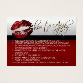 Cinnamon Red Glitzer Lips - Anwenden (Vorderseite)