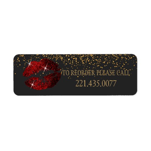 Cinnamon Red Glitzer Lips - Reformation (Vorne)