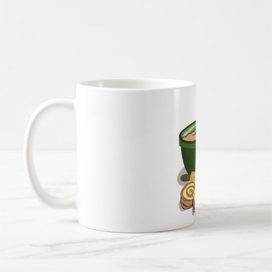 Cinnamon Roll Backingredients Gemütliche Küche Kaffeetasse (Links)