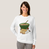 Cinnamon Roll Backingredients Gemütliche Küche T-Shirt (Vorne ganz)