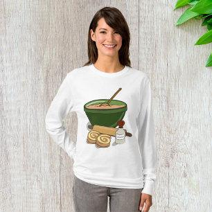 Cinnamon Roll Backingredients Gemütliche Küche T-Shirt