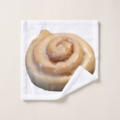 Cinnamon Roll Badhandtuch Set (Waschlappen)