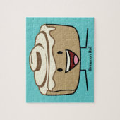 Cinnamon Roll Bun Gebäck Gooey Zucker wirbeln Däni Puzzle (Vertikal)