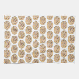 Cinnamon Roll Bun Konditorei Frühstück Geschirrtuch