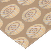 Cinnamon Roll Bun Konditorei Frühstück Tischdecke (Schrägansicht)