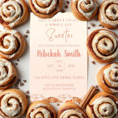 Cinnamon Roll Dusche Einladung