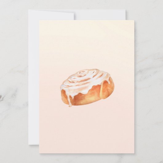 Cinnamon Roll Dusche Einladung (Rückseite)