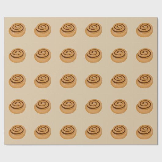Cinnamon Roll Geschenkpapier (Flach)