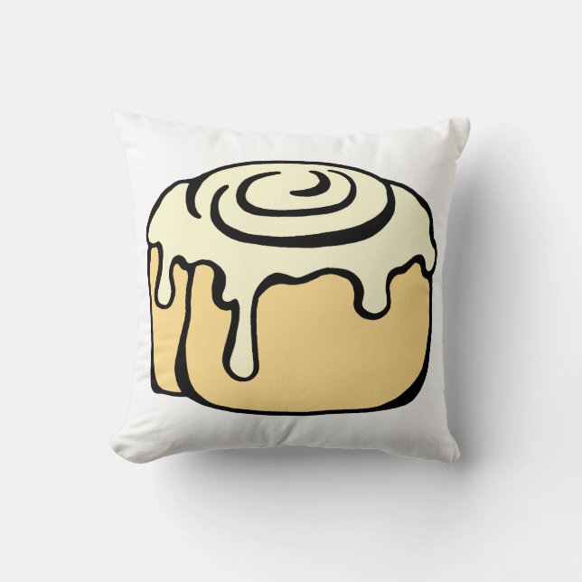 Cinnamon Roll Honey Bucht Niedlichen Cartoon Desig Kissen (Vorderseite)