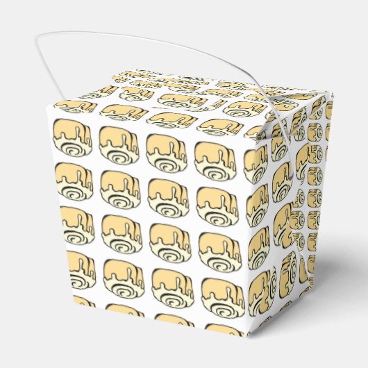 Cinnamon Roll Honey Bun Cartoon Design Geschenkschachtel (Rückseite)