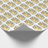 Cinnamon Roll Honey Bun Niedlich Funny Cartoon Geschenkpapier (Ecke)