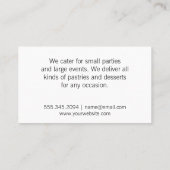 Cinnamon Roll | Mischmaschine Visitenkarte (Rückseite)