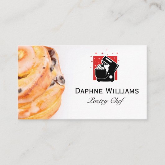 Cinnamon Roll | Mischmaschine Visitenkarte (Vorderseite)