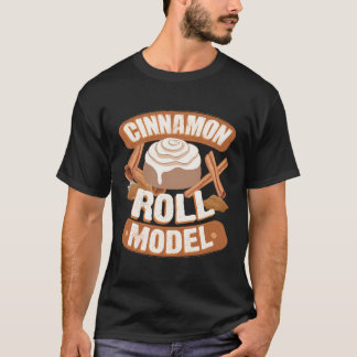 Cinnamon Roll Modell Spice Lover Baker T-Shirt