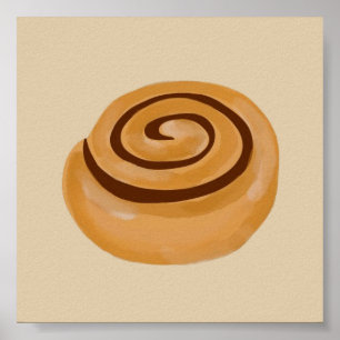 Cinnamon Roll Poster