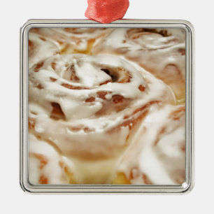 Cinnamon Roll Silbernes Ornament