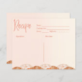 Cinnamon Roll Watercolor Recipe Card (Vorne/Hinten)
