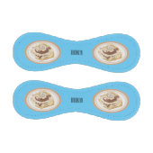 Cinnamon Rolle Cartoon Illustration Baseball (Paneele)