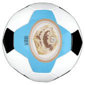 Cinnamon Rolle Cartoon Illustration Fußball (Gedreht)