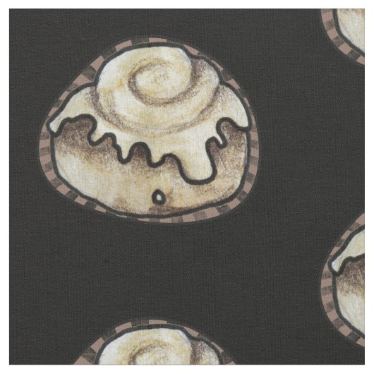 Cinnamon Rolle Stoff (Nahaufnahme)