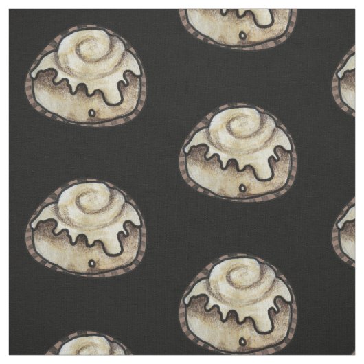 Cinnamon Rolle Stoff (Muster)