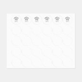 Cinnamon rollen das Beste von allen Etiketten (Blatt)