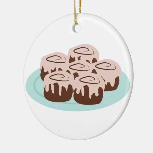 Cinnamon Rolls Keramik Ornament (Links)