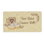 Cinnamon Rolls Label (Vorne)