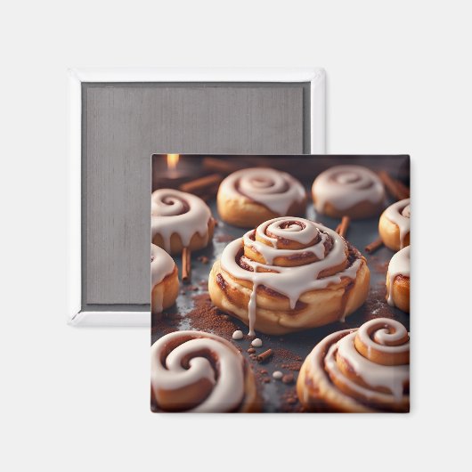 Cinnamon Rolls Magnet (Vorderseite/Rückseite)