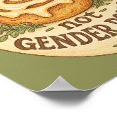 Cinnamon Rolls not Gender Roles Poster (Ecke)