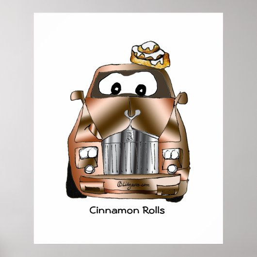 Cinnamon Rolls (Royce) Poster Print (Vorne)