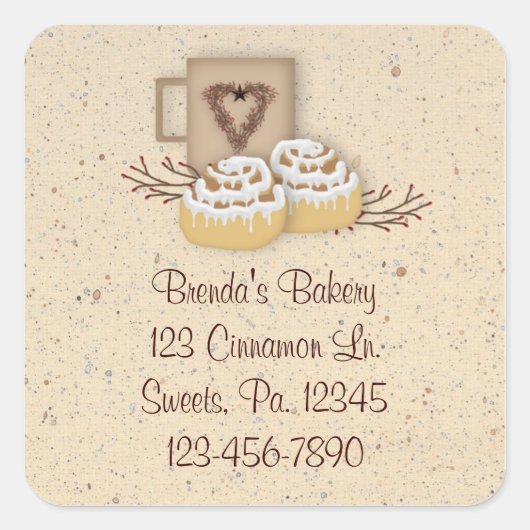 Cinnamon Rolls Sticker (Vorderseite)