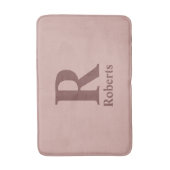 Cinnamon Rose Anfangs/Vorname/Familienname Badematte (Vorderseite Vertikal)