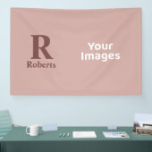 Cinnamon Rose Anfangs/Vorname/Familienname Banner (Messe)