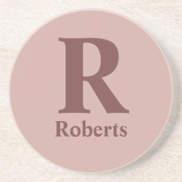 Cinnamon Rose Anfangs/Vorname/Familienname Getränkeuntersetzer