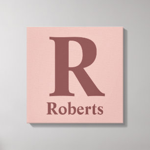 Cinnamon Rose Anfangs/Vorname/Familienname Leinwanddruck