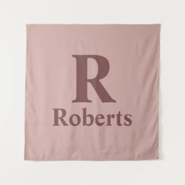 Cinnamon Rose Anfangs/Vorname/Familienname Wandteppich
