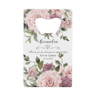 Cinnamon Rose Blush Gastgeschenk Hochzeit Geldbeutel Flaschenöffner