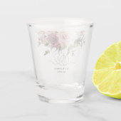 Cinnamon Rose Blush Gastgeschenk Hochzeit Schnapsglas (Rückseite)