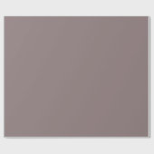 Cinnamon Slate Red Solid Color Geschenkpapier (Flach)