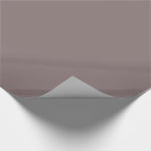 Cinnamon Slate Red Solid Color Geschenkpapier (Ecke)