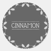 Cinnamon Spice Jar Stickers (Vorderseite)