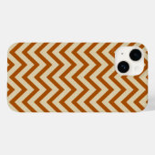 Cinnamon Spice Moods Chevrons Case-Mate iPhone Hülle (Rückseite (Horizontal))